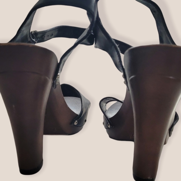 NWT Fioni faux leather heels 9.5 - Picture 5 of 5